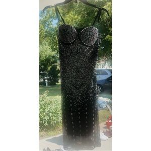 Rhinestone Party Dress